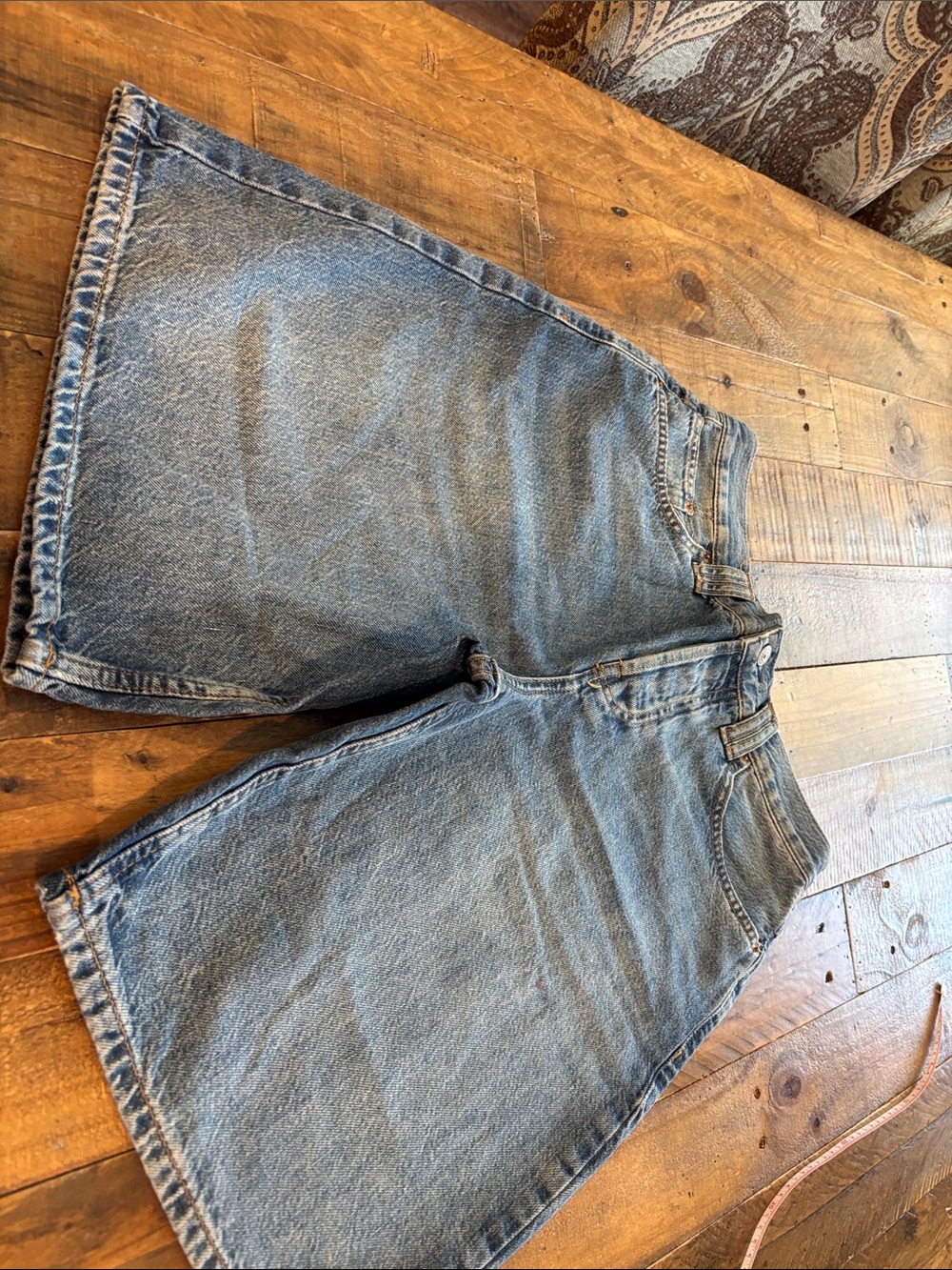 We The Free Light Blue Relaxed Denim Women’s Shorts